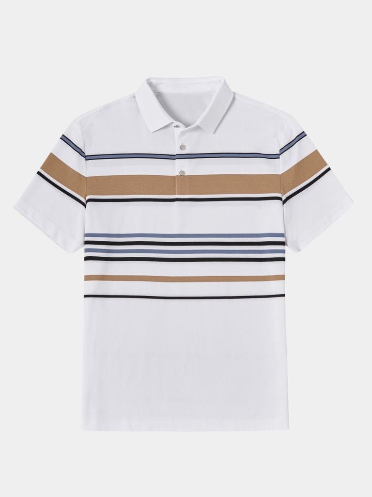 Zonsondergang Stripe Polo