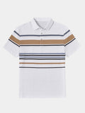 Zonsondergang Stripe Polo
