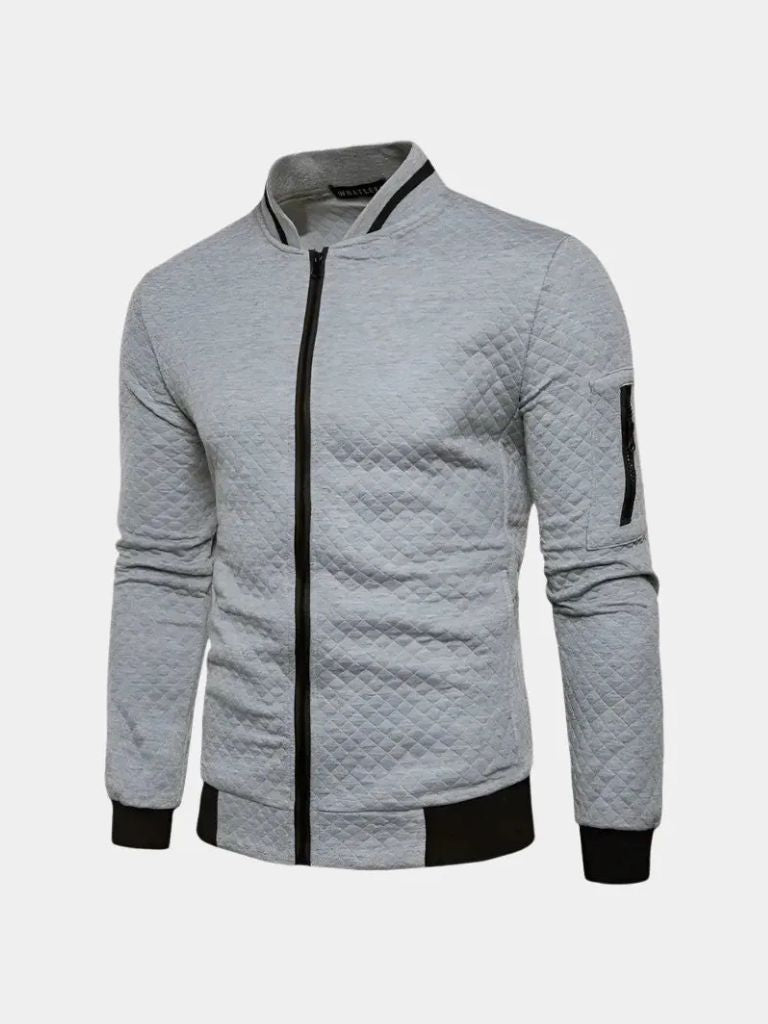 Textured Casual Bomberjack