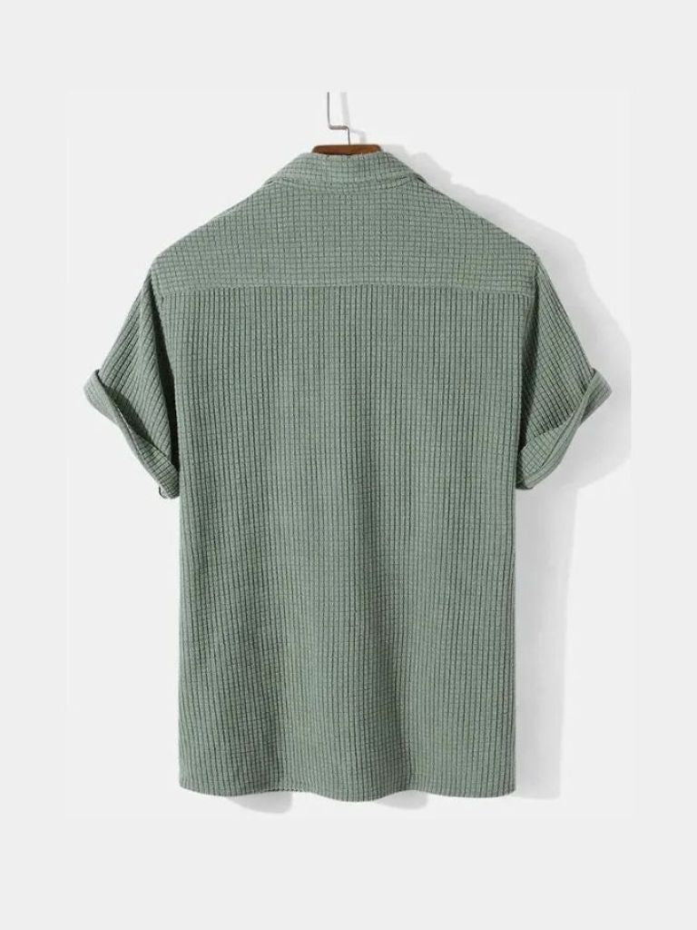 Textured Korte Mouwen Shirt