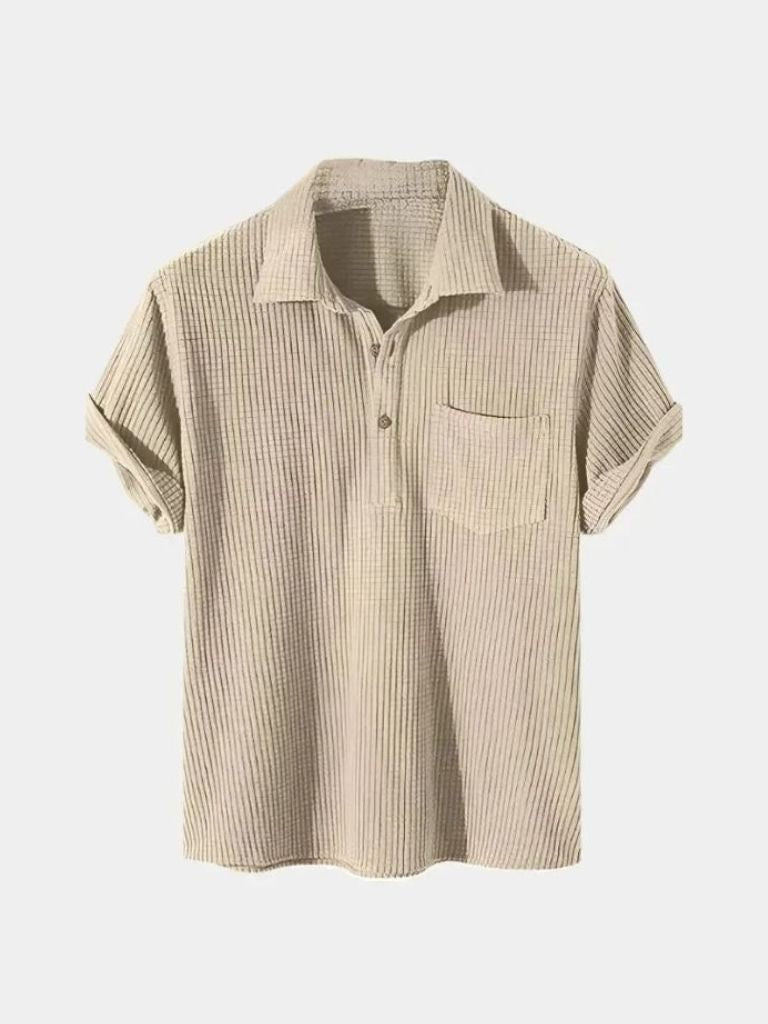 Textured Korte Mouwen Shirt