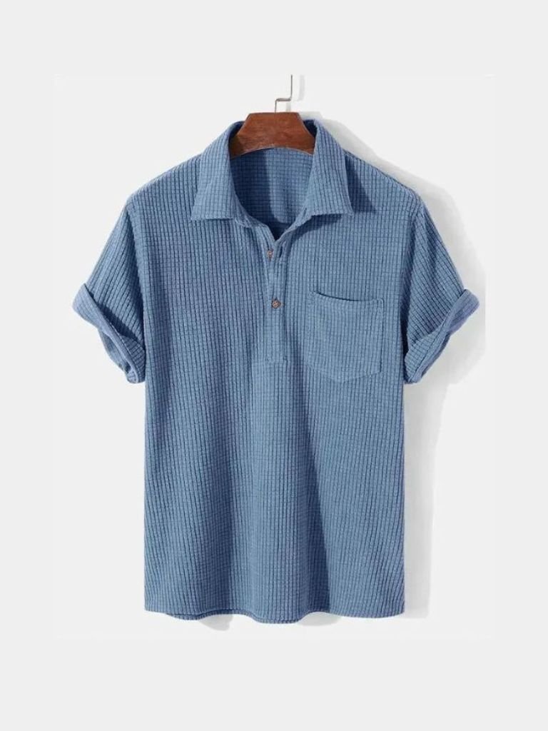 Textured Korte Mouwen Shirt