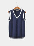 V-hals Elegante Gebreide Vest