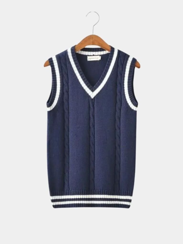 V-hals Elegante Gebreide Vest