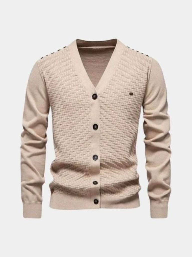 V-hals Gebreide Cardigan
