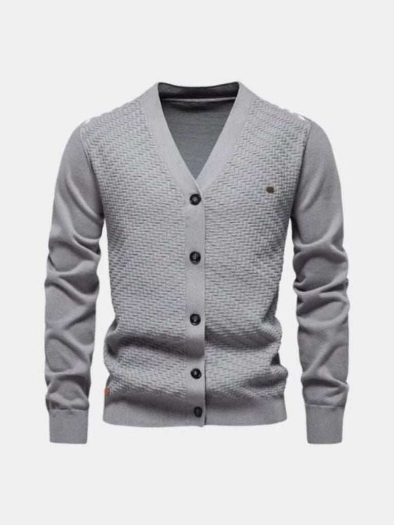 V-hals Gebreide Cardigan