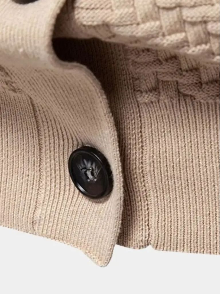 V-hals Gebreide Cardigan