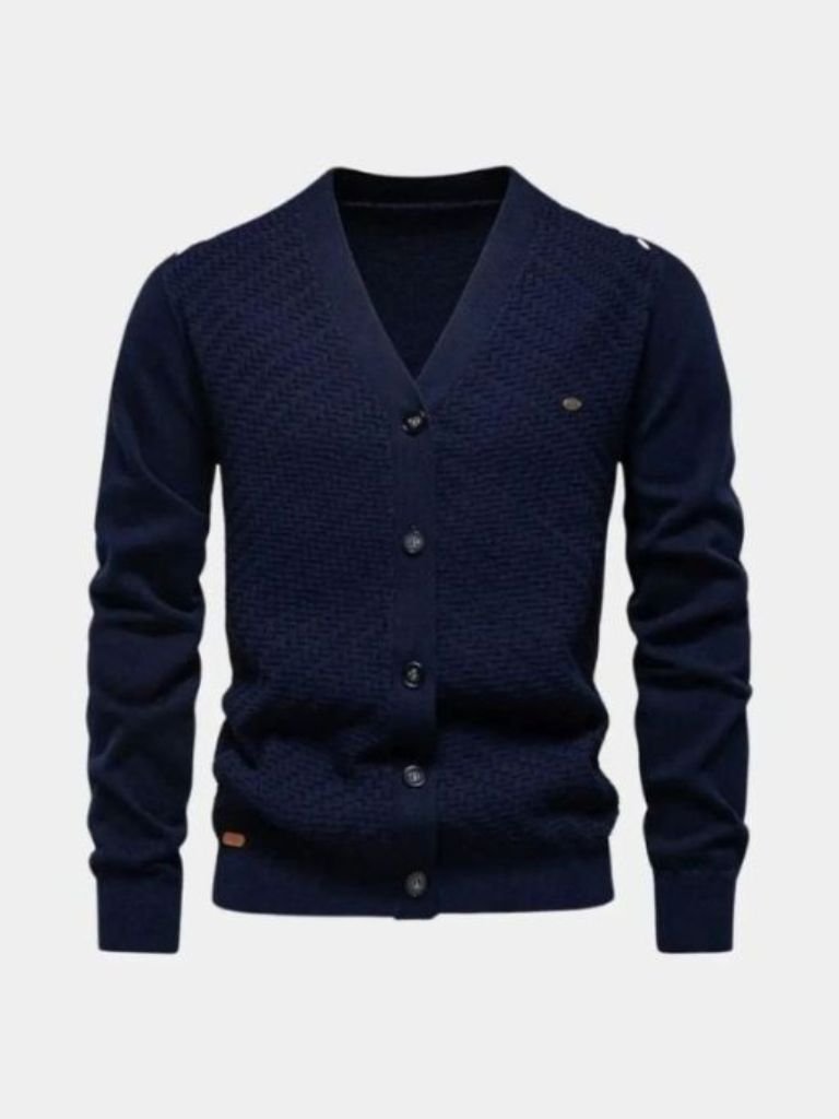 V-hals Gebreide Cardigan