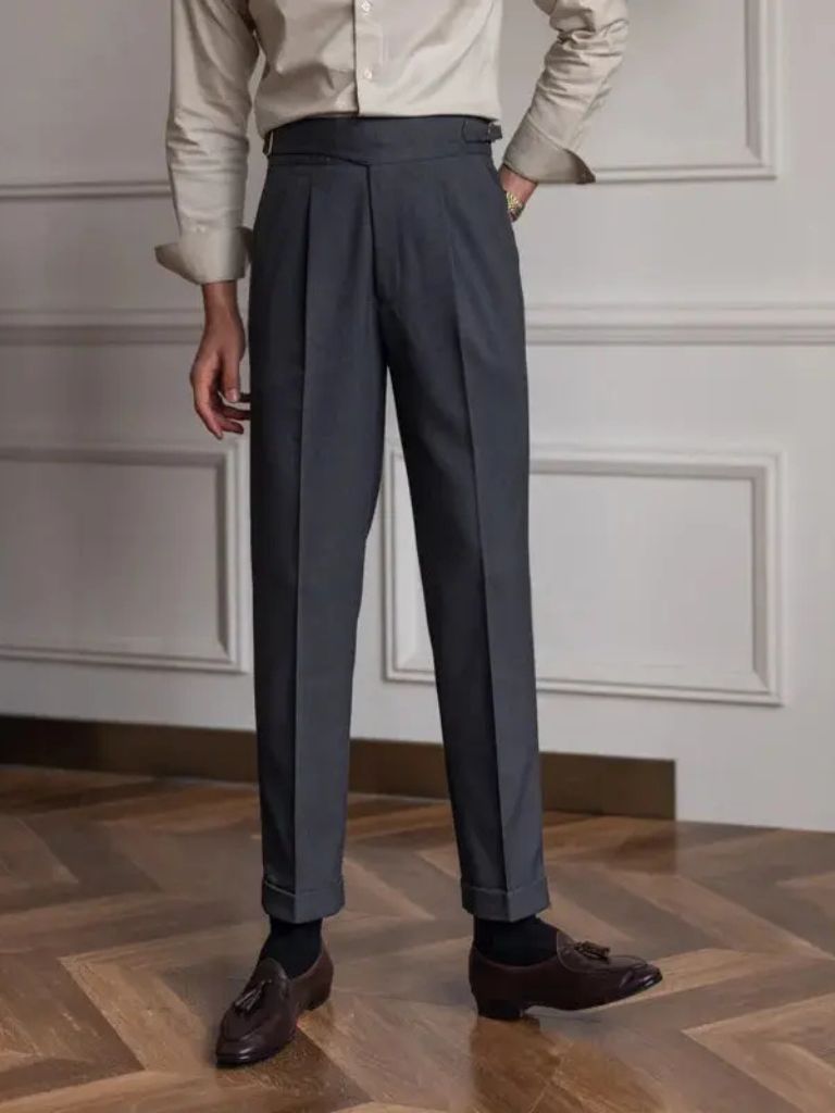 Vintage Britse Stijl Broeken