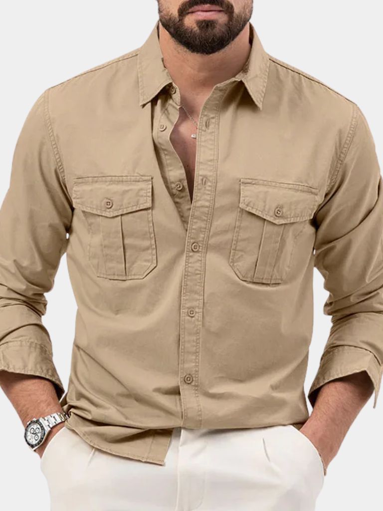Vintage Lange Mouwen Shirt
