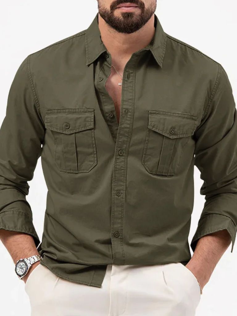 Vintage Lange Mouwen Shirt