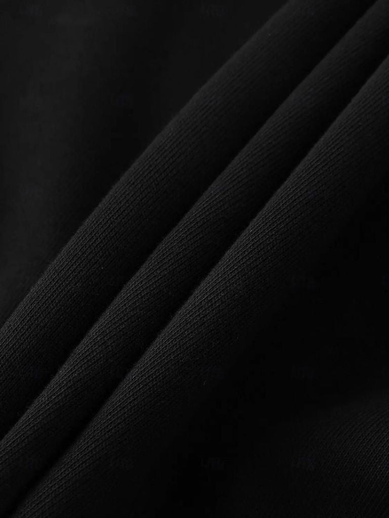 Zip Zwarte Revers Sport Sweatshirt